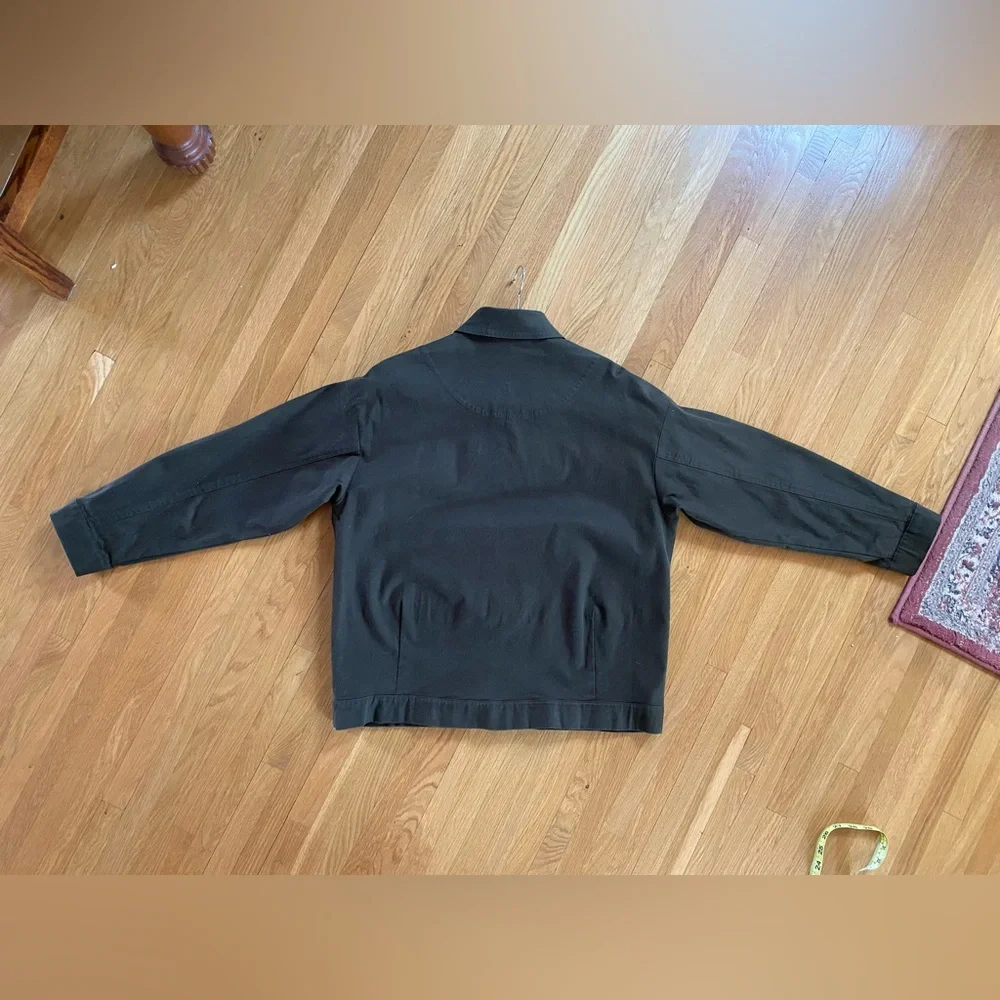 7115 by szeki Signature Panel Pockets Shirt Jacket - Cotton Edition - Deep Olive - Picture 10 of 12